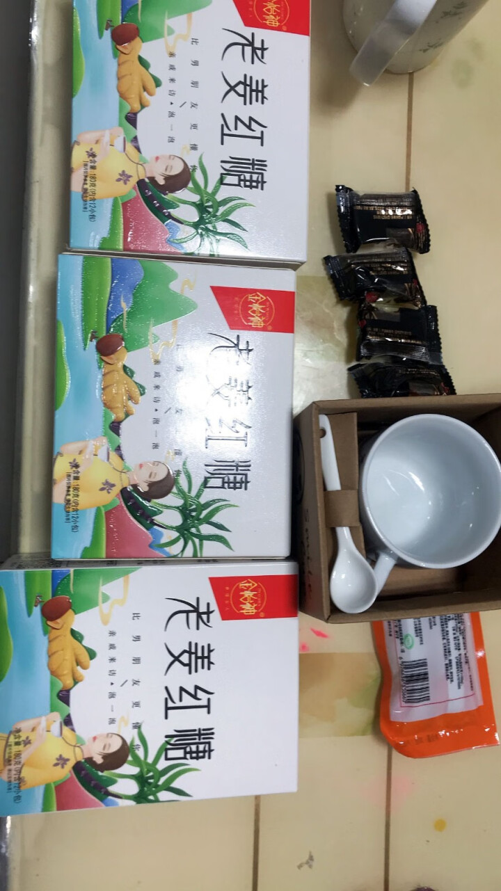 金怡神老姜红糖姜茶养生茶 经期红糖大姨妈姜糖纯正手工姜汁老红糖姨妈红糖盒装180g*3 新品老姜红糖怎么样，好用吗，口碑，心得，评价，试用报告,第2张