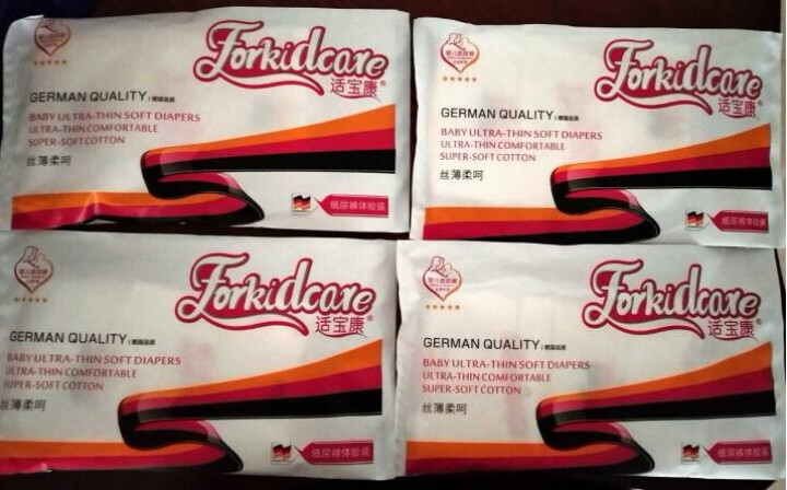 适宝康·Forkidcare 丝薄柔呵纸尿裤试用装M码*3片 适合6,第2张