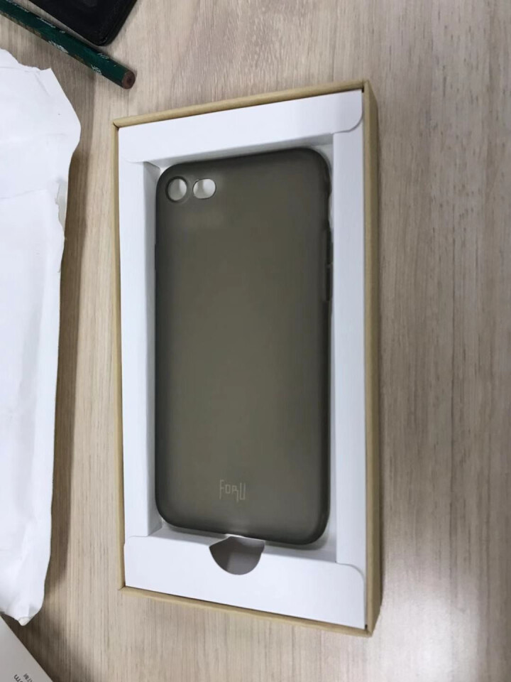 赋钰（FORU）iphone7&8手机壳磨砂防指纹苹果7plus保护壳全包防摔轻薄软壳女 7/8通用,第4张