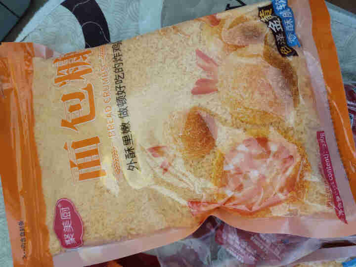 聚美厨 面包糠家用面包屑230g 起酥粉 肯德基烤翅炸鸡腿裹粉脆皮香蕉裹粉 大袋黄糠1kg 1包面包糠【230g】怎么样，好用吗，口碑，心得，评价，试用报告,第3张