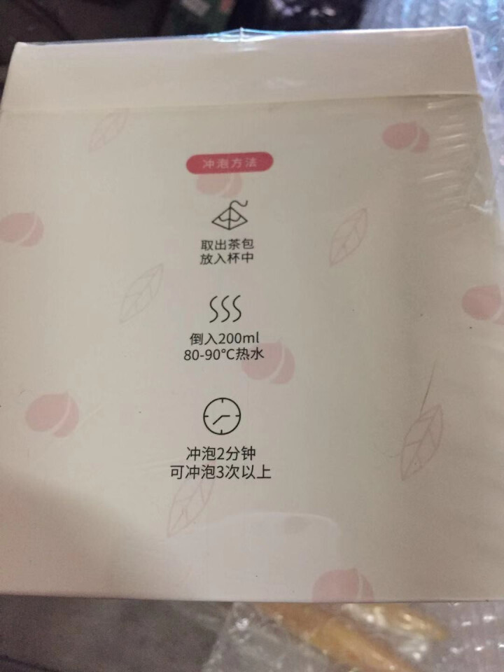 买一送一】天晓茗润 茶叶 花草茶组合 水果茶 茉莉绿茶 白桃乌龙 桂花乌龙 三角茶包袋泡花茶包 白桃乌龙(10袋一盒)怎么样，好用吗，口碑，心得，评价，试用报告,第4张