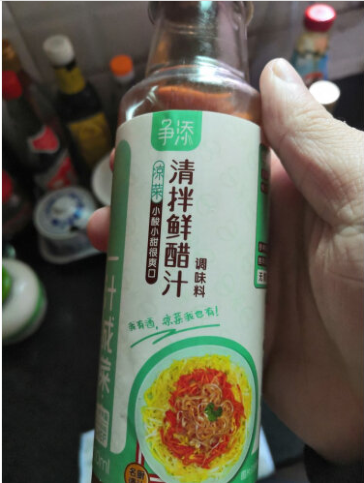 争添清拌鲜醋汁 230ml瓶装 凉拌菜汁 拌蜇皮 家常快手菜 一汁成菜复合调味品 清拌鲜醋汁 230ml瓶装怎么样，好用吗，口碑，心得，评价，试用报告,第2张