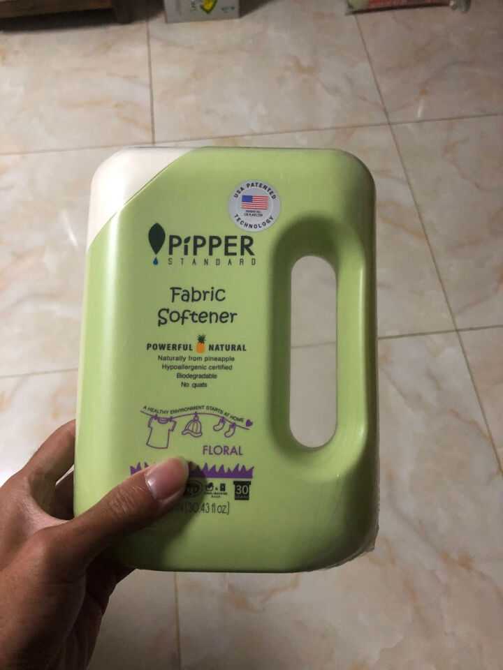 PIPPER 柔顺剂 900ml 衣物柔顺剂 柔软剂 防静电防皱 植物酵素 花香型怎么样，好用吗，口碑，心得，评价，试用报告,第2张