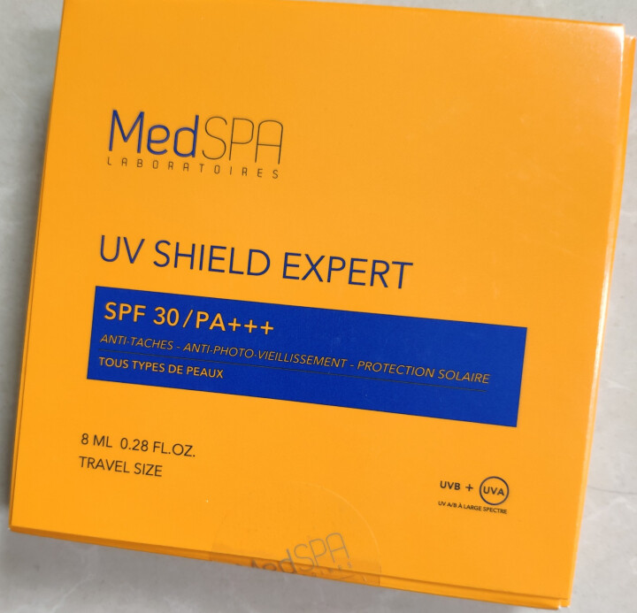 美帕（MEDSPA）隐形修复防晒霜SPF30/PA+++ 隔离防晒抗糖抗老化 8ml*1（单支装）怎么样，好用吗，口碑，心得，评价，试用报告,第2张