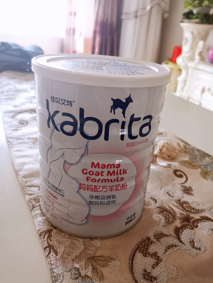 佳贝艾特（kabrita）妈妈孕妇羊奶粉孕前孕中期哺乳期产妇配方奶粉荷兰原装进口 800g*1罐怎么样，好用吗，口碑，心得，评价，试用报告,第2张