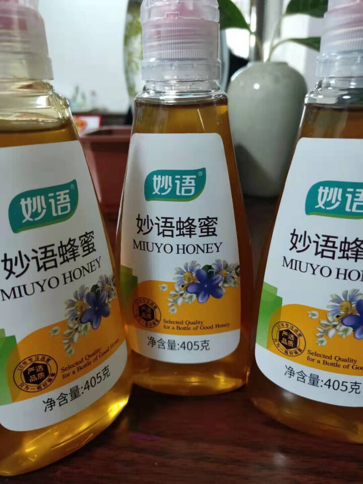 妙语（MiuYo）纯净天然农家自产土取蜂蜜 405g*1瓶怎么样，好用吗，口碑，心得，评价，试用报告,第2张