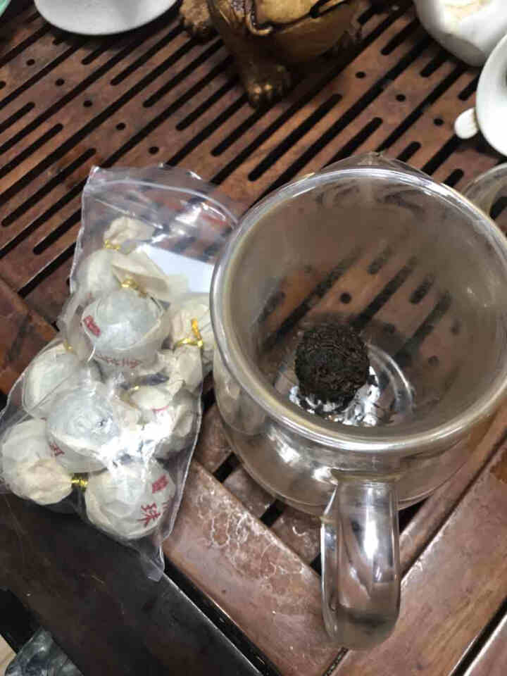 6年陈金芽龙珠普洱熟茶10颗试用装怎么样，好用吗，口碑，心得，评价，试用报告,第2张