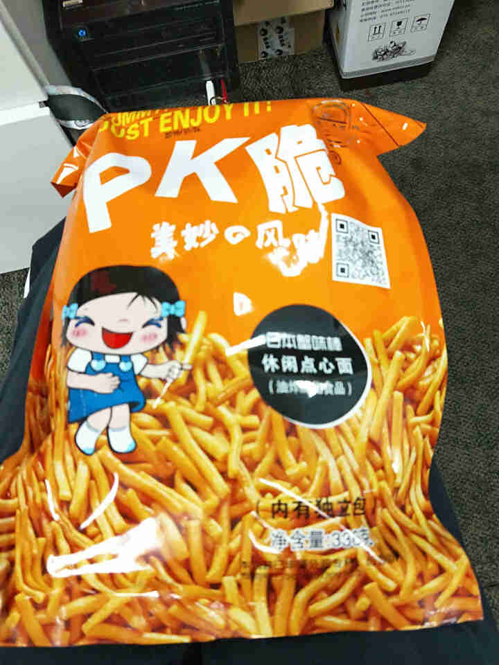 比多乐来一口PK脆休闲点心面 日本蟹味棒336g 膨化食品 怀旧零食 红色怎么样，好用吗，口碑，心得，评价，试用报告,第2张