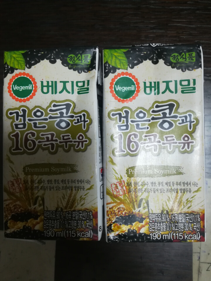 【韩国进口】倍吉美尔16谷物黑豆豆奶营养豆乳 190ml*2（体验装）怎么样，好用吗，口碑，心得，评价，试用报告,第3张