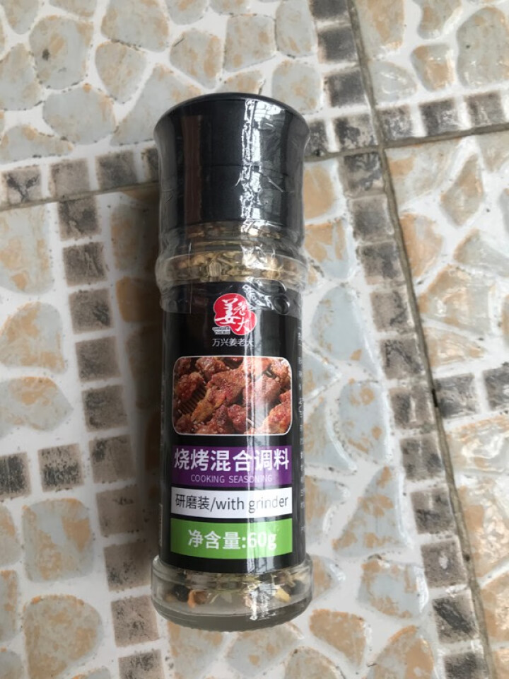 姜老大烧烤混合调料60g 研磨瓶海盐黑胡椒椒盐香辛料怎么样，好用吗，口碑，心得，评价，试用报告,第2张