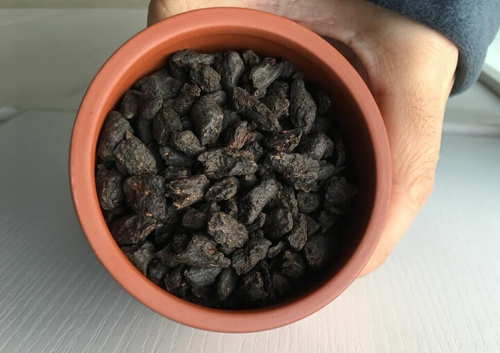 【紫砂罐存茶更好】吉顺号茶叶 年货送礼 糯米香普洱熟茶100g 糯香茶化石紫砂罐装老茶头碎银子散茶怎么样，好用吗，口碑，心得，评价，试用报告,第3张