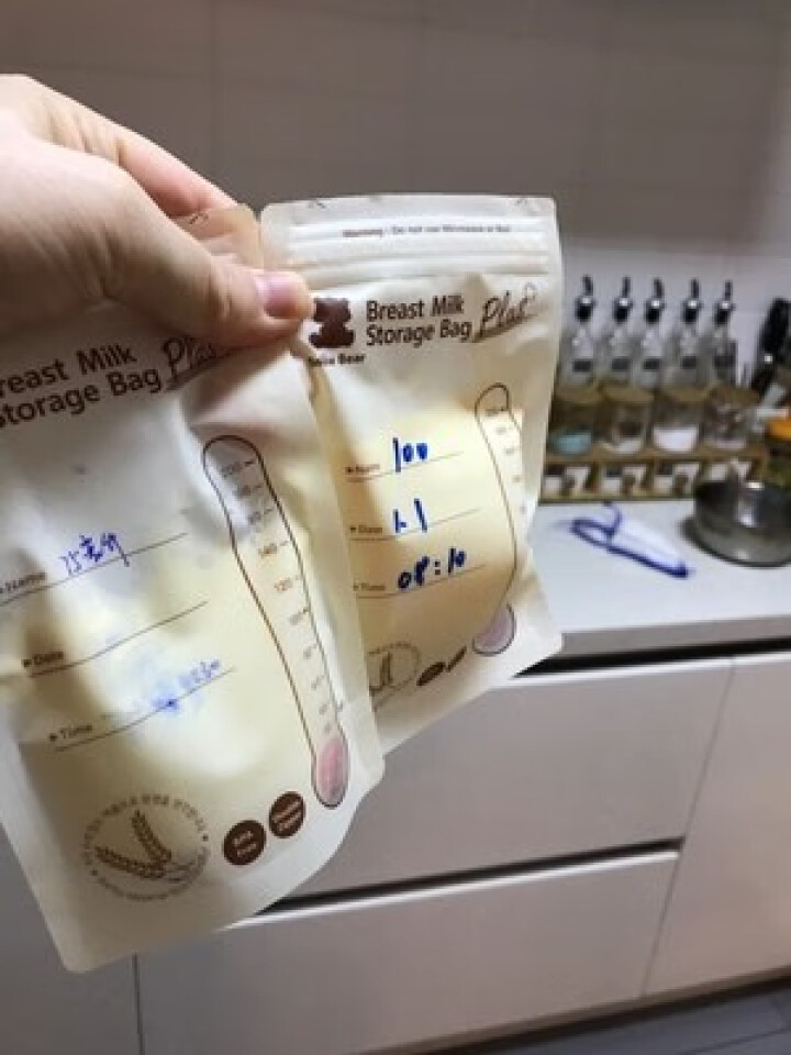 小白熊 韩国进口储奶袋 母乳储存袋保鲜袋08373/ 10片装200ml/08373怎么样，好用吗，口碑，心得，评价，试用报告,第4张