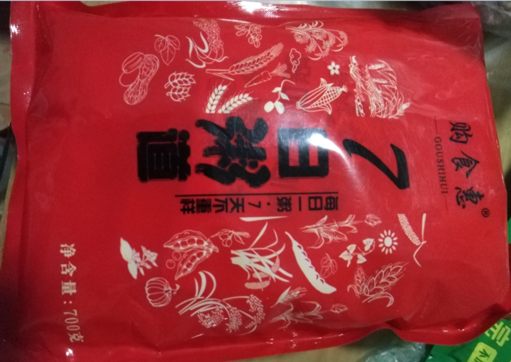 购食惠 7日粥道 五谷杂粮 粥米 7种700g（粥米 粗粮 组合 杂粮 八宝粥原料）怎么样，好用吗，口碑，心得，评价，试用报告,第2张