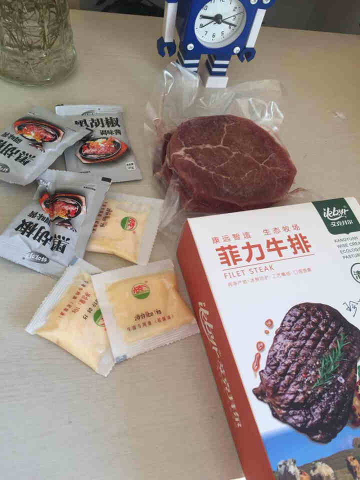 艾克拜尔 菲力牛排礼盒390g/盒 厚切儿童牛扒 进口牛肉生鲜 菲力牛排390g/盒怎么样，好用吗，口碑，心得，评价，试用报告,第2张