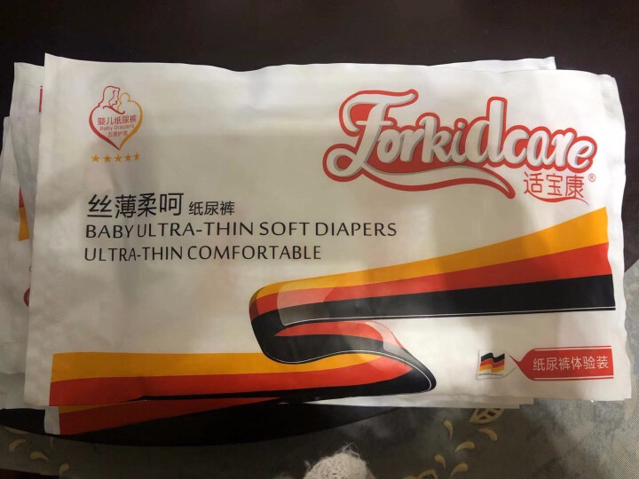 适宝康·Forkidcare 丝薄柔呵纸尿裤试用装S码*4片 适合4,第2张