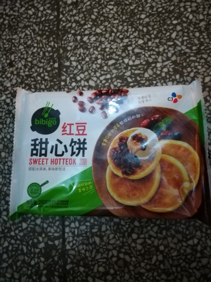 必品阁（bibigo）红豆甜心饼250g（5只装、速冻食品、早餐食材）怎么样，好用吗，口碑，心得，评价，试用报告,第2张