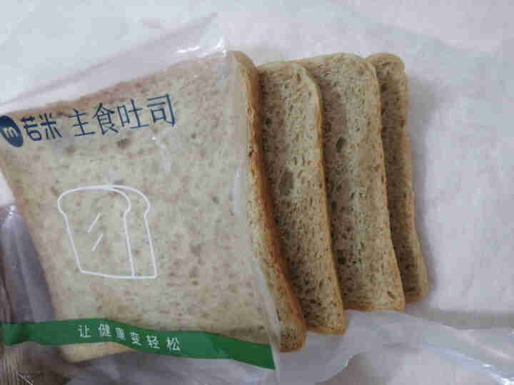 若米面包健身代餐食品无油无蔗糖饱腹吐司脂肪热量早餐零营养休闲零食小吃 若米吐司面包1份怎么样，好用吗，口碑，心得，评价，试用报告,第4张