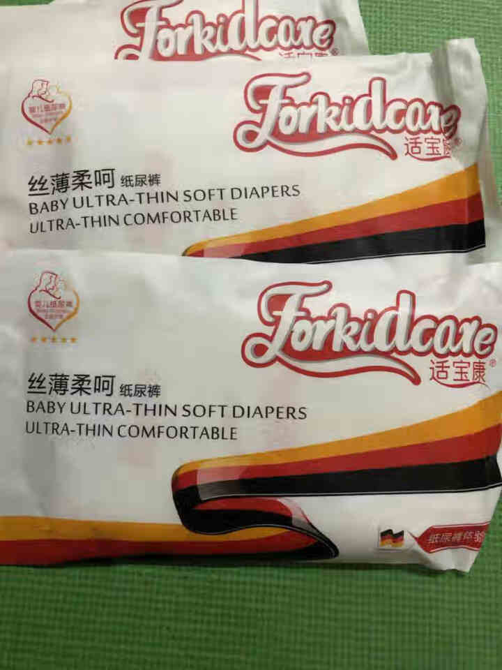 适宝康·Forkidcare 丝薄柔呵纸尿裤试用装M码*4片 适合6,第3张