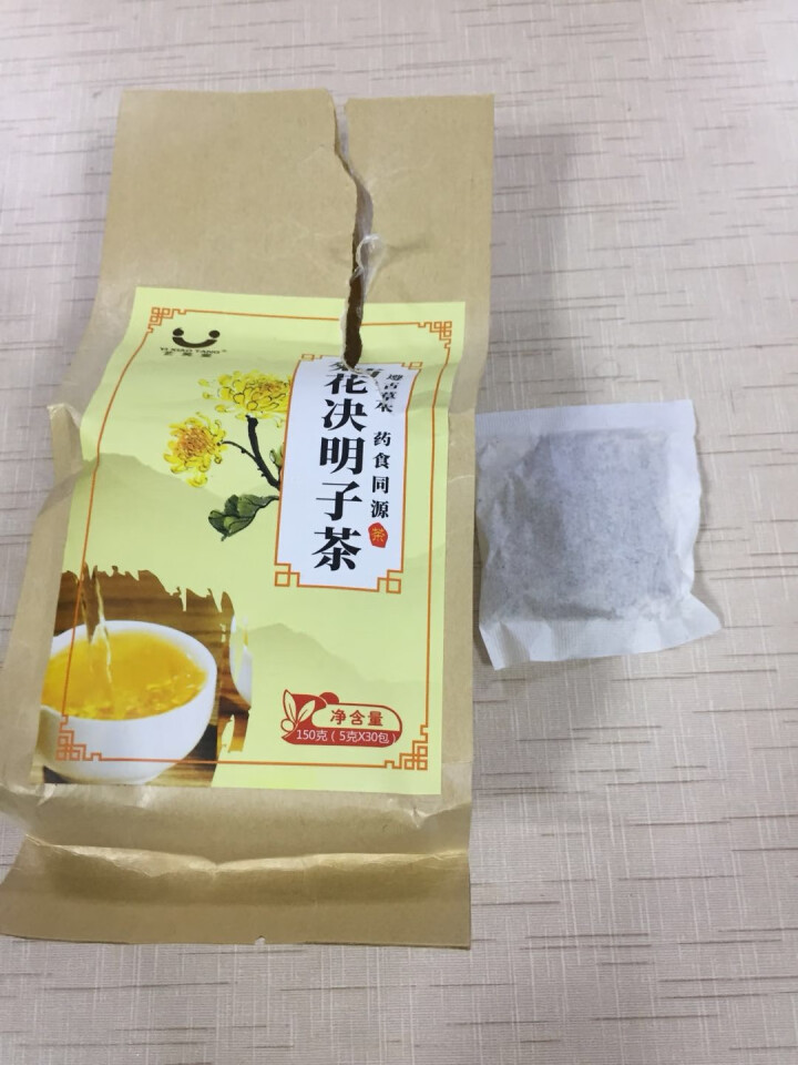 菊花决明子茶 枸杞牛蒡根金银花桂花茶甘草组合花草茶养生茶袋泡茶 菊花决明子茶1袋怎么样，好用吗，口碑，心得，评价，试用报告,第5张