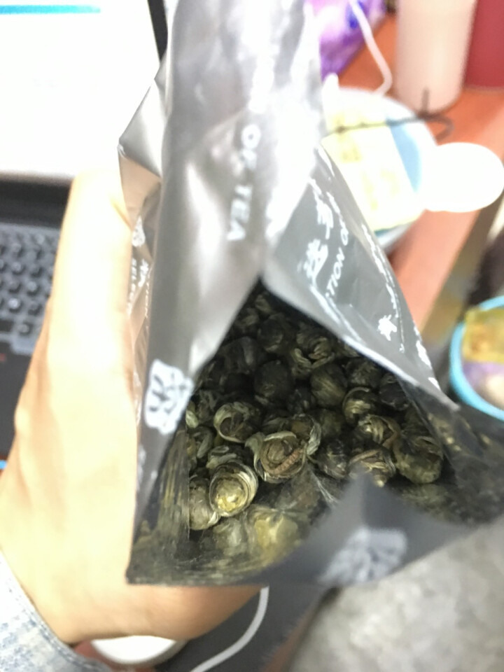 老缪家 茶叶 花草茶 茉莉花茶  茉莉龙珠 绣球 花茶礼盒装 共250克怎么样，好用吗，口碑，心得，评价，试用报告,第4张