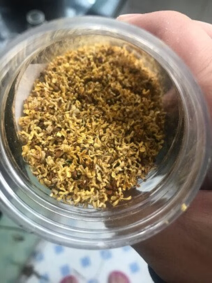 【发3罐共105克】桂花茶 烘焙原味干桂花茶叶新鲜无硫原味广西桂林金桂花泡水喝的花草茶 35克/罐怎么样，好用吗，口碑，心得，评价，试用报告,第3张