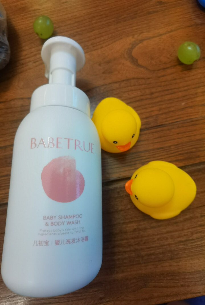 儿初宝（babetrue）婴儿沐浴露洗发水二合一泡沫无泪新生婴幼儿童专用怎么样，好用吗，口碑，心得，评价，试用报告,第2张