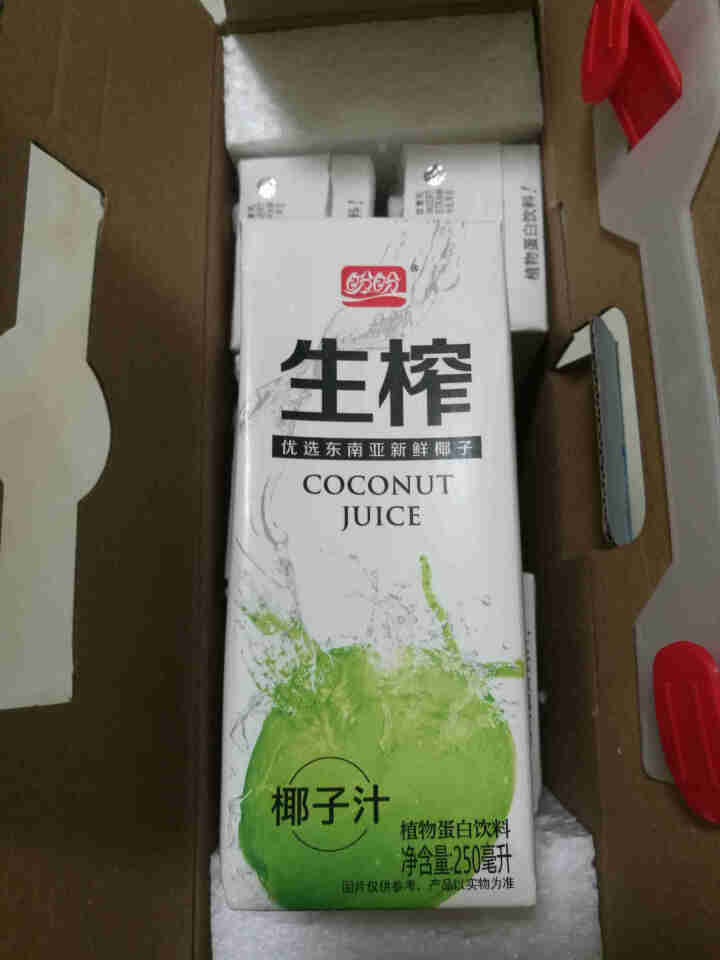 盼盼 椰子汁 植物蛋白饮料 椰奶椰子水 250ml*12瓶 整箱 礼盒装 250ml*12瓶 国潮礼盒装怎么样，好用吗，口碑，心得，评价，试用报告,第3张