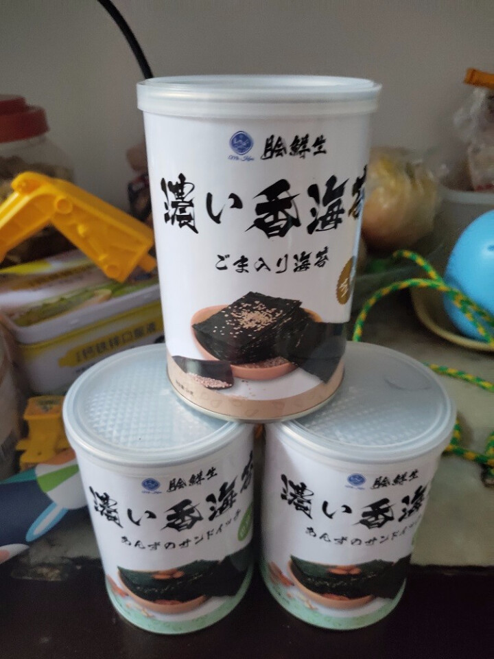 脍鲜生 海苔夹心脆休闲食品宝零食孕妇食品 三种夹心口味组合装(芝麻+炒米+巴旦木)怎么样，好用吗，口碑，心得，评价，试用报告,第2张