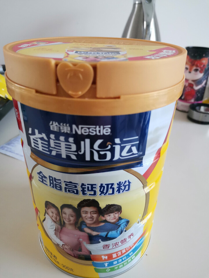 雀巢（Nestle）怡运全脂高钙奶粉900罐装无蔗糖添加青少年学生成人高钙奶粉女士奶粉 中老年奶粉 900克*1罐怎么样，好用吗，口碑，心得，评价，试用报告,第2张