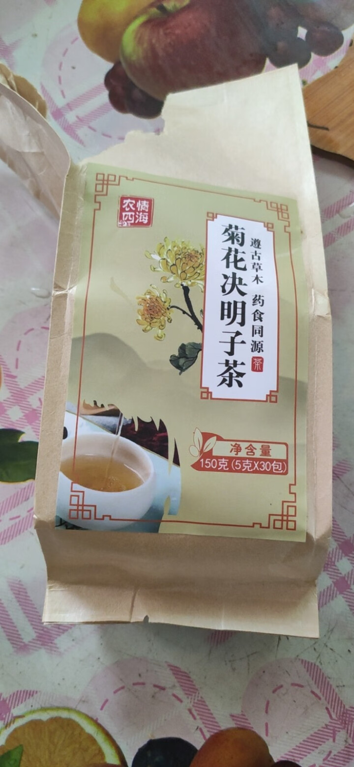 菊花决明子茶 枸杞牛蒡根金银花桂花茶甘草组合花草茶养生茶袋泡茶 菊花决明子茶1袋 菊花决明子茶1袋怎么样，好用吗，口碑，心得，评价，试用报告,第2张