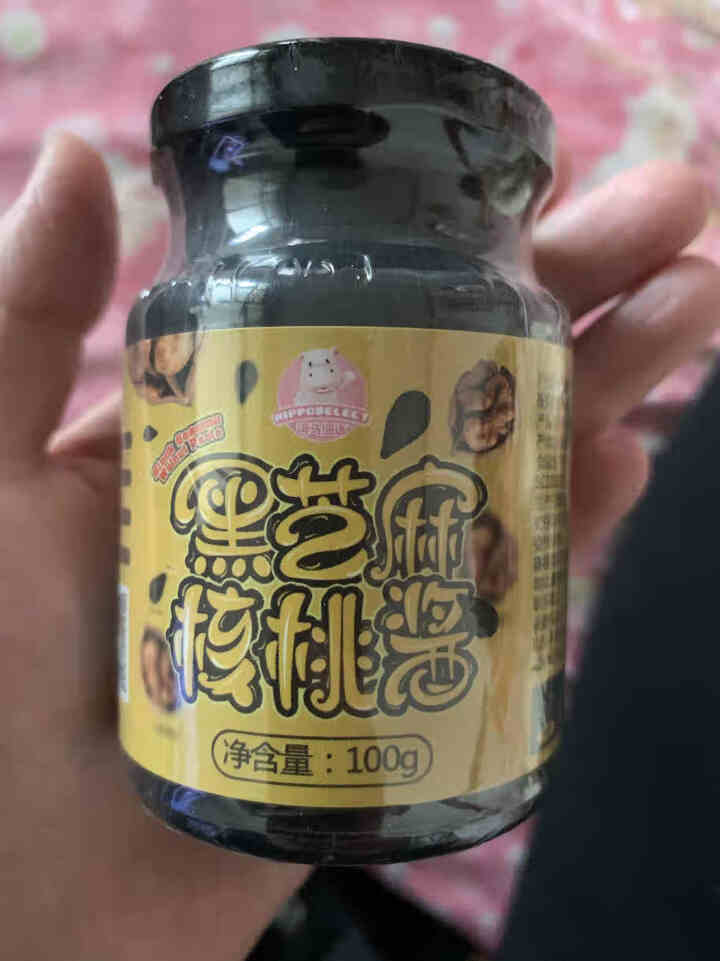 河马细选核桃黑芝麻酱婴儿无盐糖100g怎么样，好用吗，口碑，心得，评价，试用报告,第3张