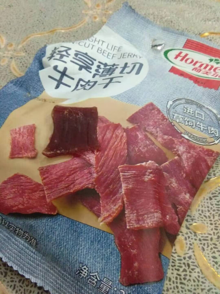 荷美尔 Hormel 轻享薄切牛肉片35g/袋*3 咸香  休闲零食 熟食怎么样，好用吗，口碑，心得，评价，试用报告,第4张