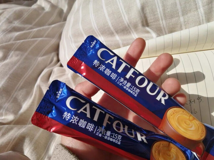 Catfour 蓝山咖啡卡布奇诺160条/40条组合风味 特浓提神速溶三合一咖啡粉600g 正品 蓝山卡布混合装 卡布蓝山40条+特浓40条/3口味买送杯怎么样,第3张