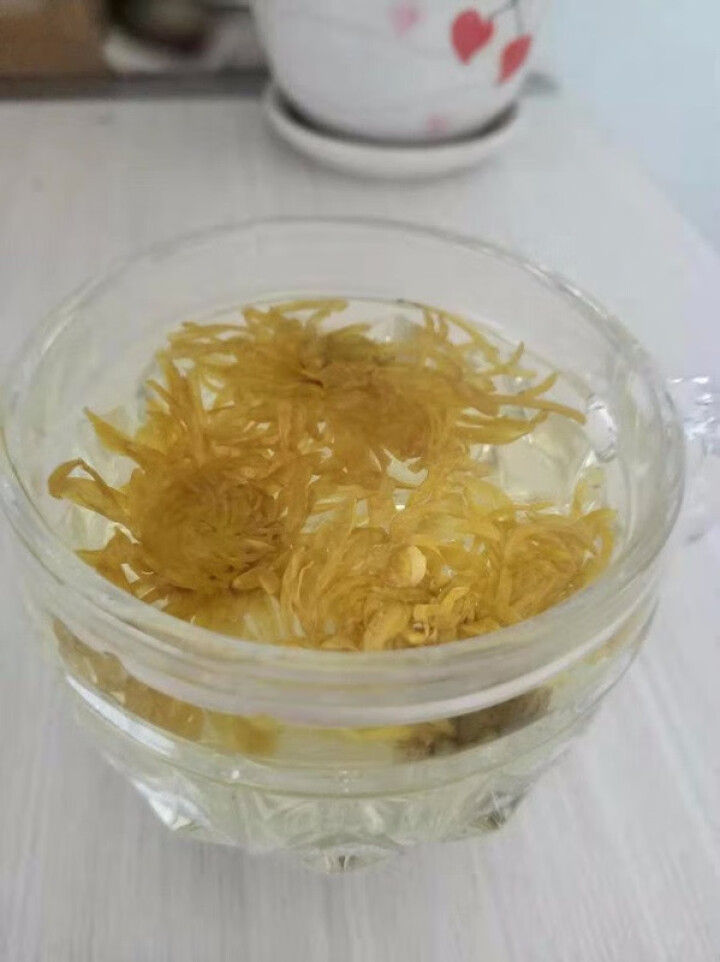 买一送一分宁菊花茶 金丝皇菊一朵一杯约50朵 修水贡菊去火下火明目凉茶搭特级胎菊枸杞金银花 罐装 1罐共25g怎么样，好用吗，口碑，心得，评价，试用报告,第4张