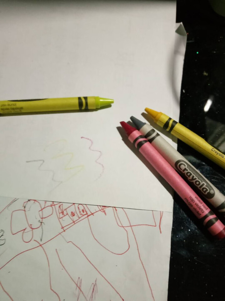 美国绘儿乐Crayola 儿童绘画 画笔工具 彩色蜡笔套装 学生绘画练习 24色标准蜡笔52,第2张