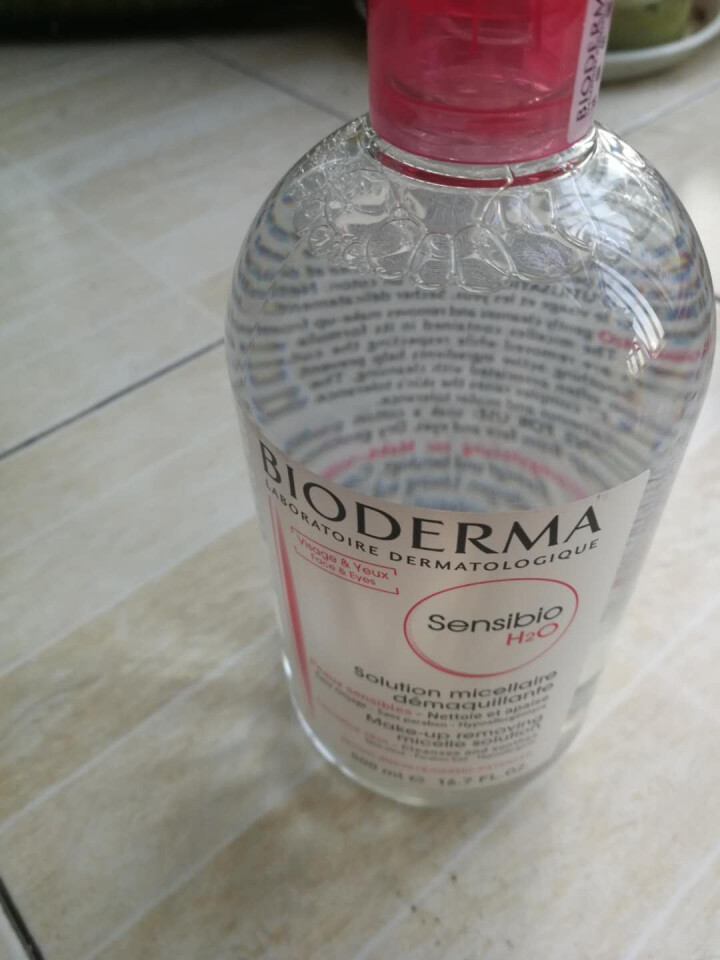 法国贝德玛（BIODERMA）舒妍多效洁肤液500ml （卸妆水 深层清洁 粉水 舒缓保湿 敏感肌 眼唇 原装进口）怎么样，好用吗，口碑，心得，评价，试用报告,第2张