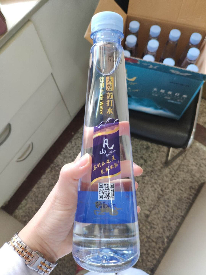 凡山（fanshan） 天然苏打水弱碱性矿泉水445ml*12瓶无糖无气整箱饮用备孕包邮原味 12瓶装怎么样，好用吗，口碑，心得，评价，试用报告,第4张