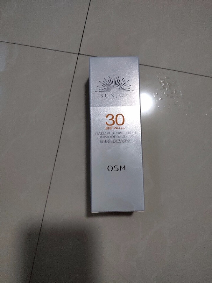 欧诗漫OSM 珍珠美白清透防晒乳60g（面部防晒霜隔离PFS30 PA+++ 清透水润）怎么样，好用吗，口碑，心得，评价，试用报告,第3张