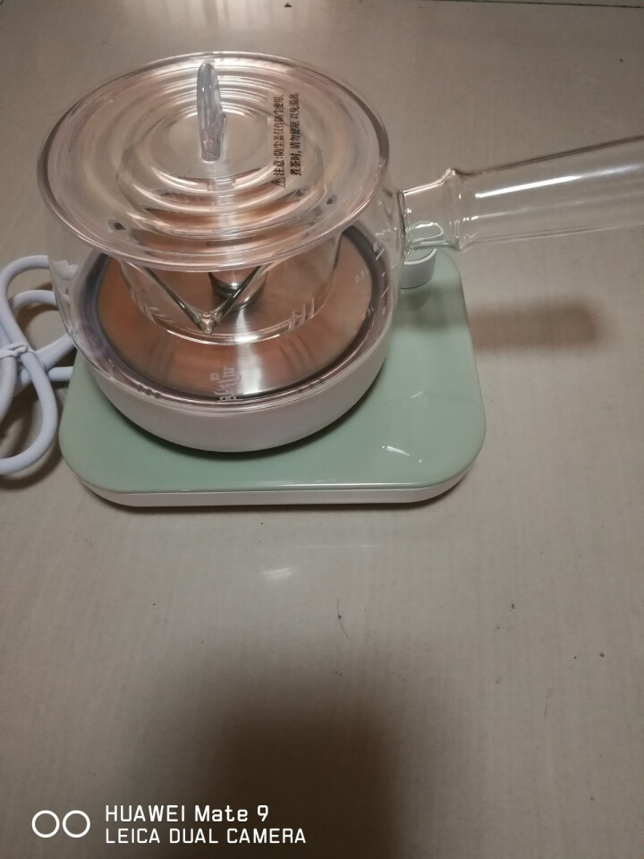 鸣盏煮茶器花茶迷你养生壶办公室小型全自动家用mini煮茶壶玻璃壶黑茶电水壶热水壶烧水壶072T 青瓷色怎么样，好用吗，口碑，心得，评价，试用报告,第4张