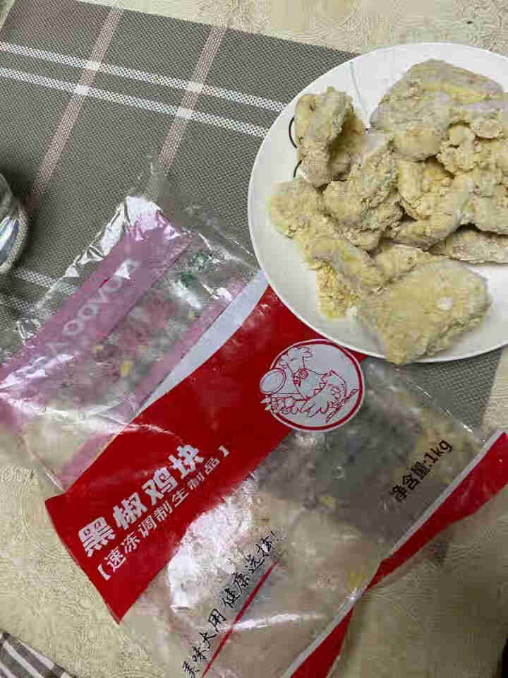 大用 黑椒鸡块冷冻半成品裹粉鸡肉块休闲食品半成品菜 黑椒鸡块1kg*1袋怎么样，好用吗，口碑，心得，评价，试用报告,第4张