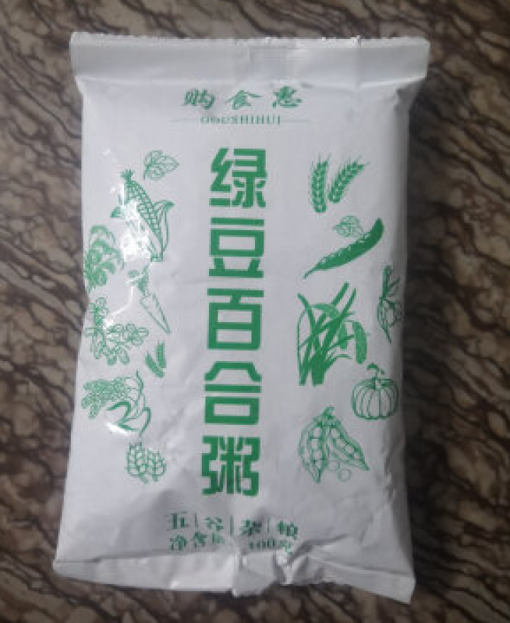 购食惠 绿豆百合粥100g（大米、绿豆、百合）混合粥米粥料五谷杂粮粗粮熬粥怎么样，好用吗，口碑，心得，评价，试用报告,第2张