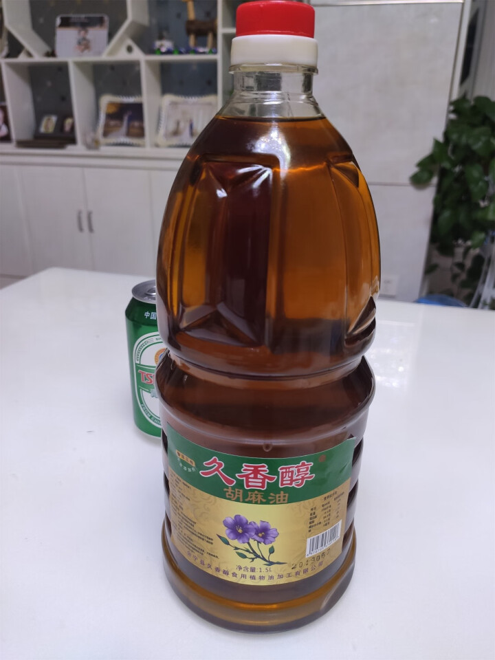 【会宁扶贫馆】 久香醇纯胡麻油会宁胡麻油1.5L 月子油 甘肃胡麻油 亚麻籽油 中投扶贫产品 1.5L怎么样，好用吗，口碑，心得，评价，试用报告,第2张