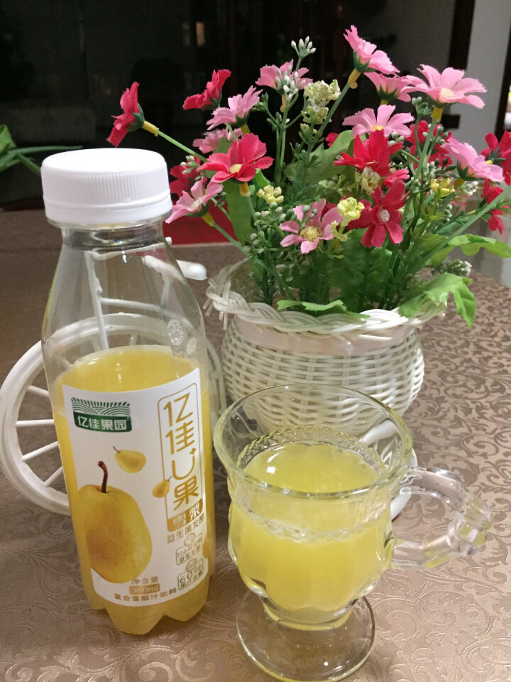 亿佳果园 亿佳U果复合雪梨果汁饮料益生菌发酵整箱家庭装380ml*15塑料瓶 雪梨汁 380mL×15瓶怎么样，好用吗，口碑，心得，评价，试用报告,第8张