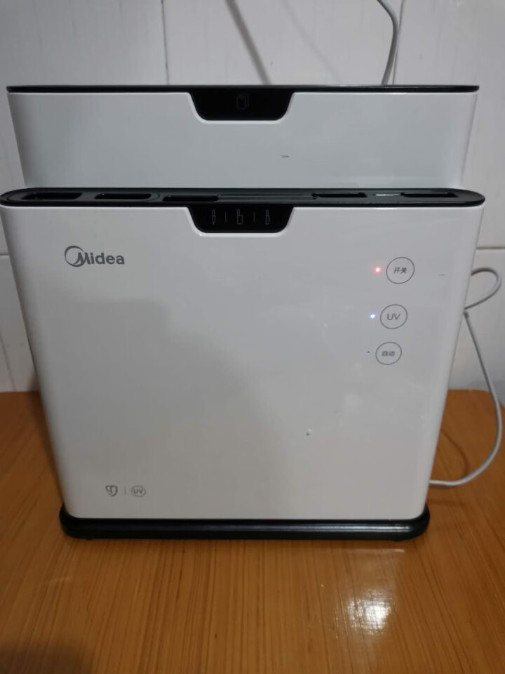 美的（Midea）砧板筷子消毒器除菌机家用小型多功能智能紫外线烘干防霉分类收纳菜板筷子 XSA2K01白 | 配1块砧板,第3张