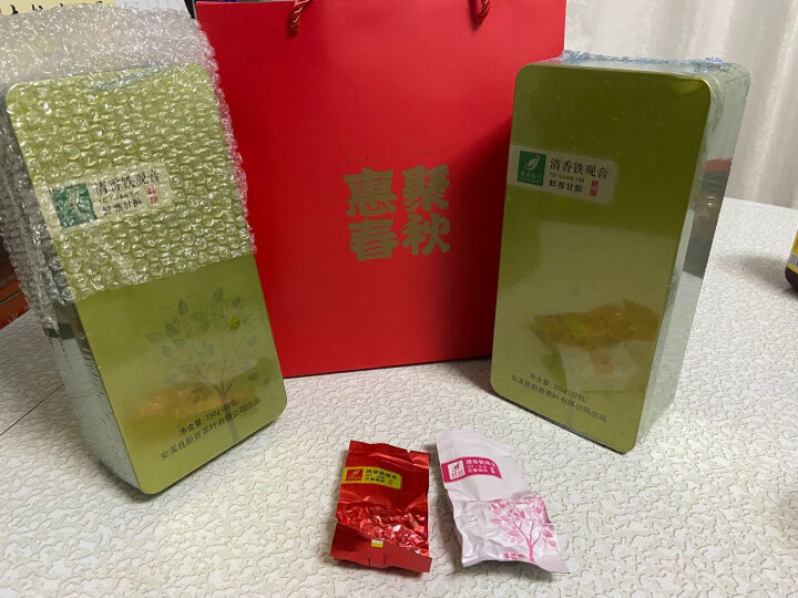 惠聚春秋 铁观音 茶叶新茶特级清香型安溪乌龙茶小袋包装散装500g 清香型500g怎么样，好用吗，口碑，心得，评价，试用报告,第2张