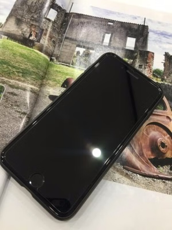 微启纪iphone7plus钢化膜全屏复盖苹果6s磨砂膜8plus手机贴膜防摔覆盖电竞游戏抗蓝光防爆 苹果7p/8p【高清磨砂1片】配镜头膜+后膜怎么样，好用吗,第2张