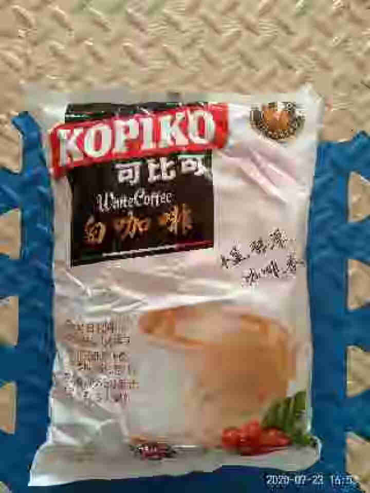 【新品】印尼进口 可比可咖啡（KOPIKO）白咖啡三合一速溶咖啡粉袋装600g（20包*30g） 1袋怎么样，好用吗，口碑，心得，评价，试用报告,第2张