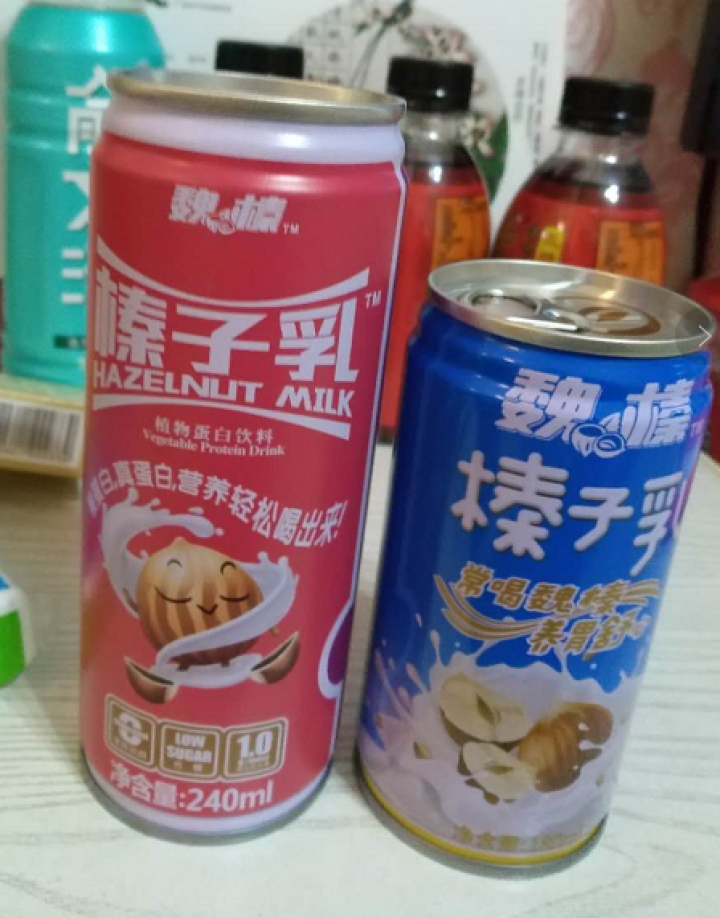 魏榛榛子乳植物蛋白饮料 醇香240ml*1+柔香180ml*1试用装怎么样，好用吗，口碑，心得，评价，试用报告,第2张