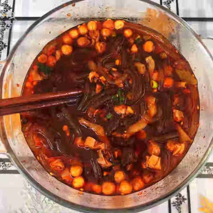 一碗好面 酸辣粉 重庆红薯 粉丝 麻辣 粗粉条 速食 肉末 拌粉 肉酱酸辣粉1盒*375g怎么样，好用吗，口碑，心得，评价，试用报告,第2张