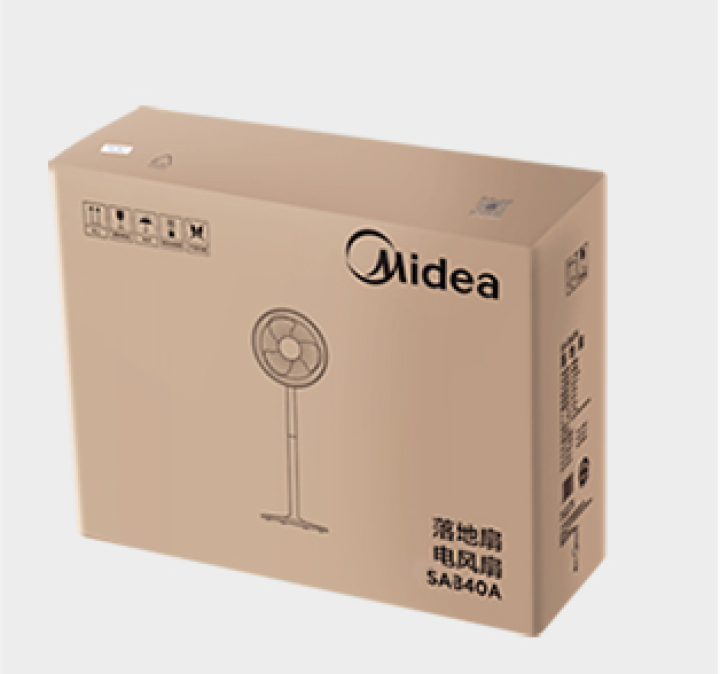 美的（Midea）电风扇 落地扇家用静音台式立式摇头学生宿舍电扇正品 三叶，大风量落地扇怎么样，好用吗，口碑，心得，评价，试用报告,第2张